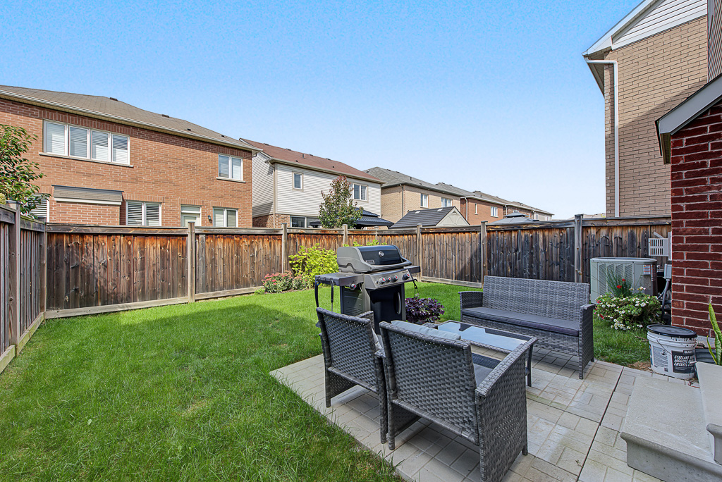 Backyard patio at 1531 Tough Gate, Milton